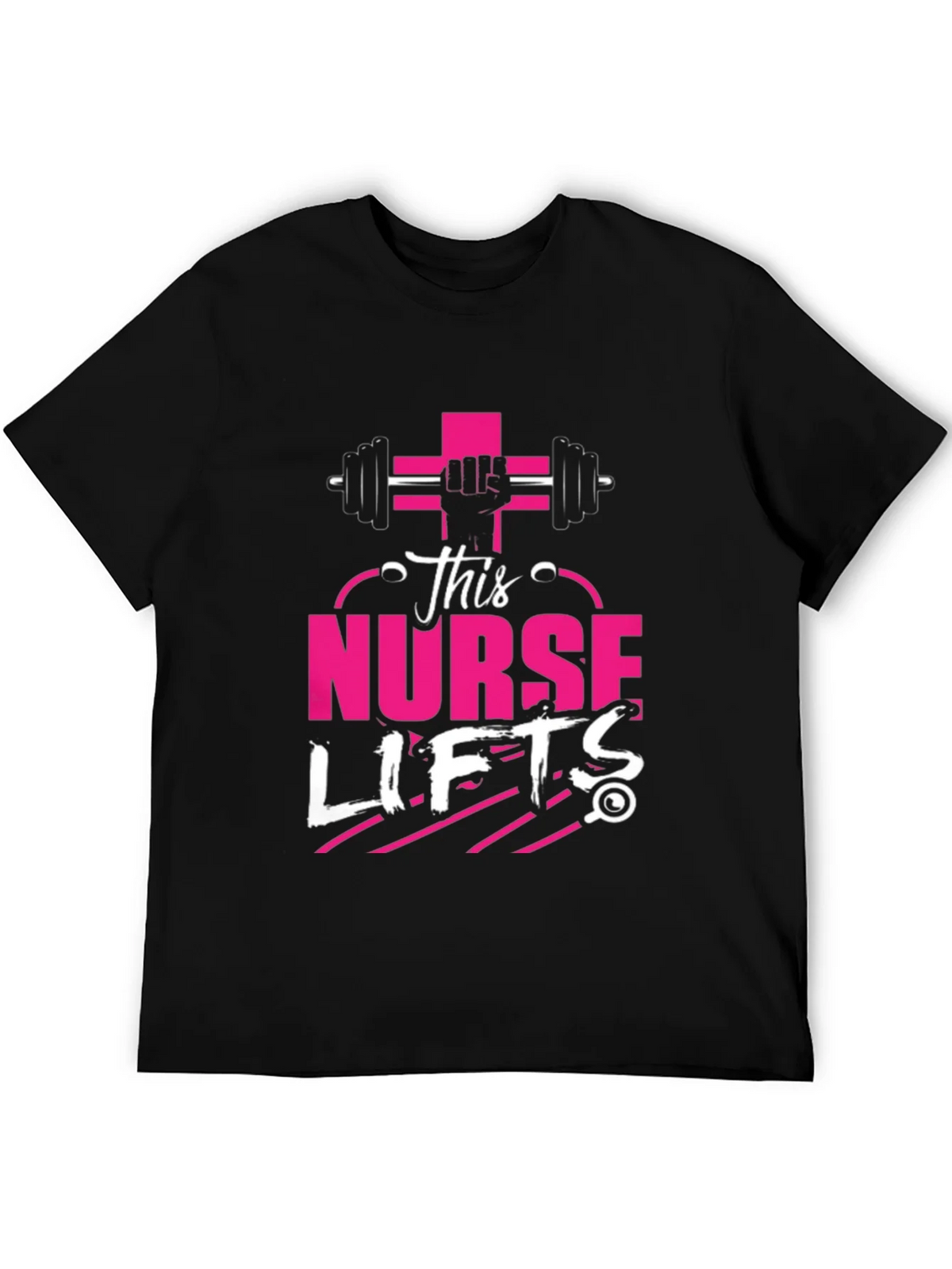 This Nurse Lifts T-Shirt: Fitness Apparel product image 5