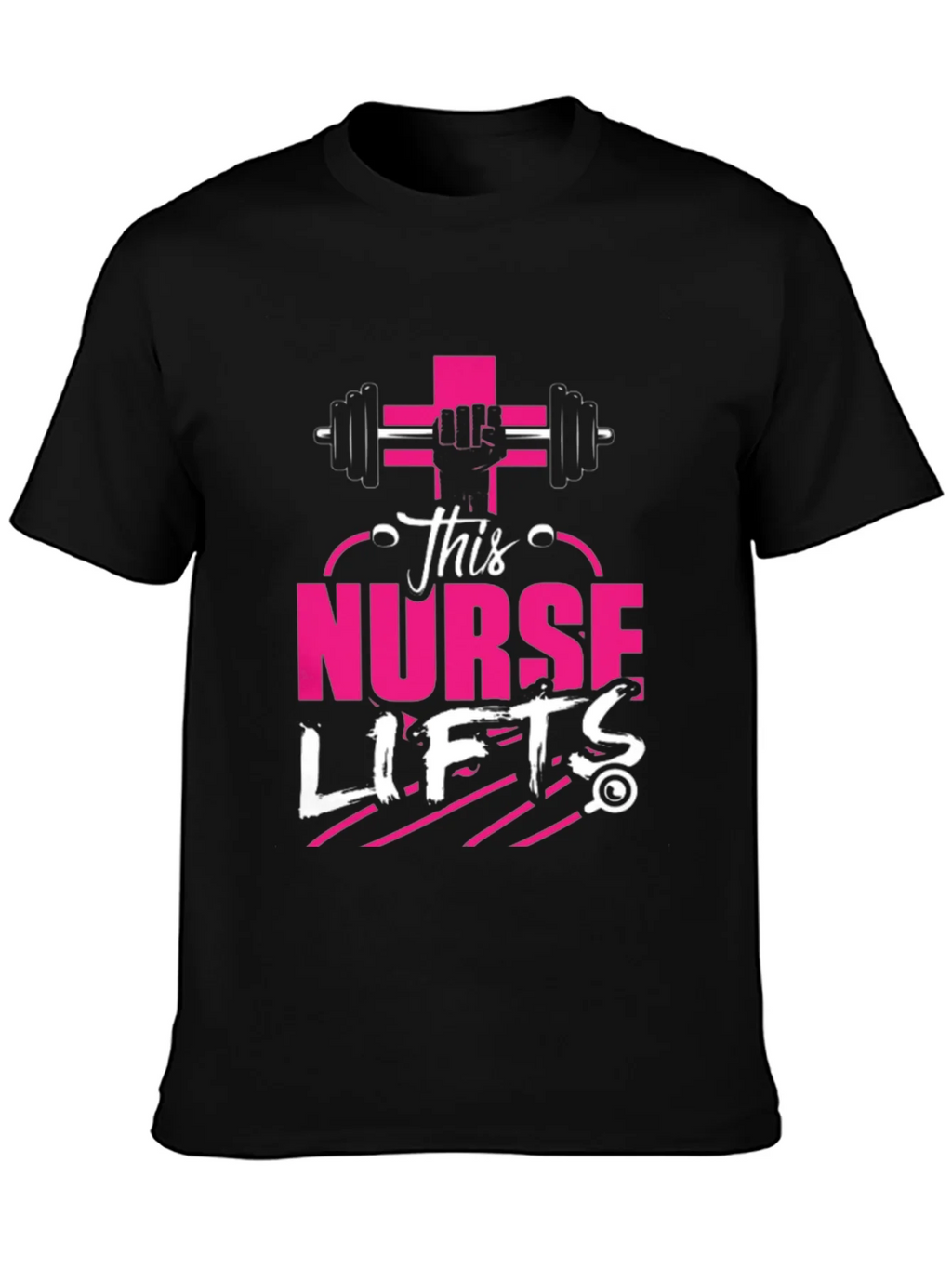 This Nurse Lifts T-Shirt: Fitness Apparel product image 3