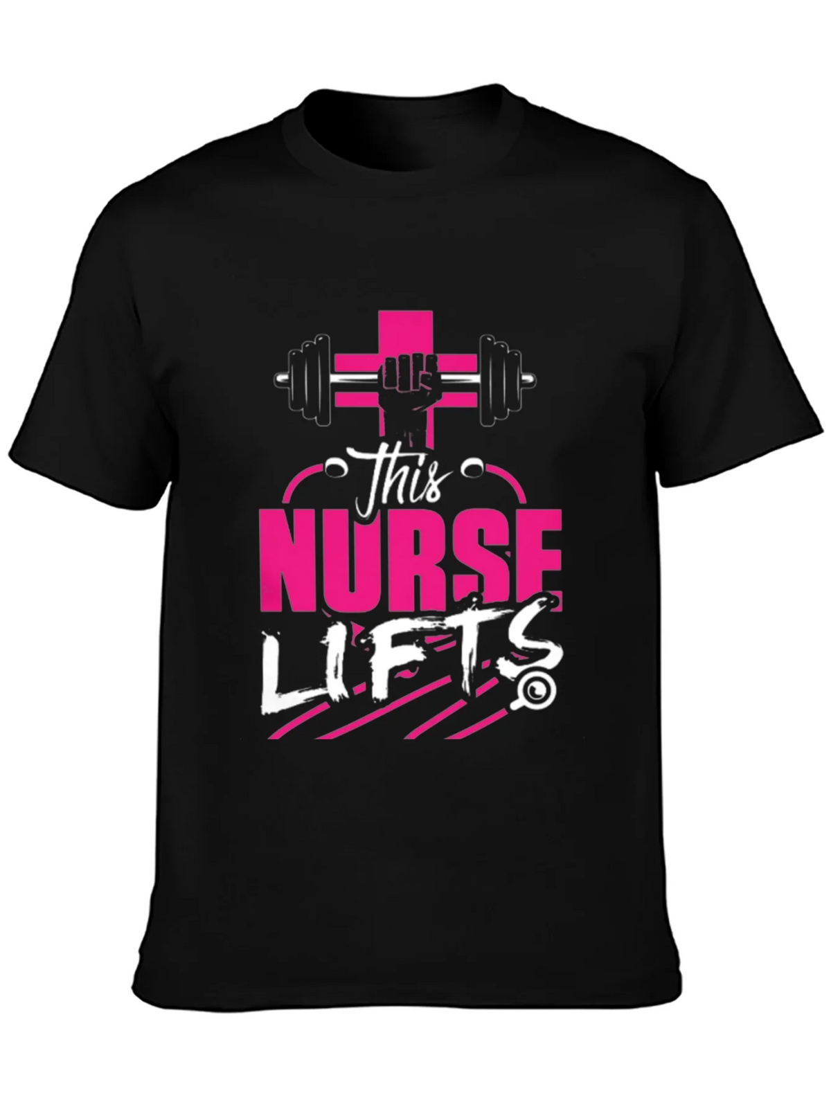 This Nurse Lifts T-Shirt: Fitness Apparel product image 3