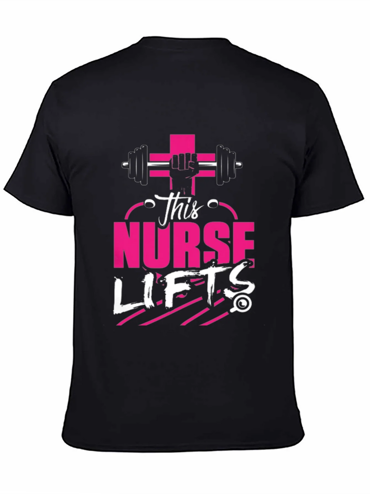 This Nurse Lifts T-Shirt: Fitness Apparel product image 4