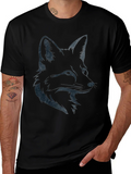 Fox Graphic Print Crew Neck T-Shirt product image 1