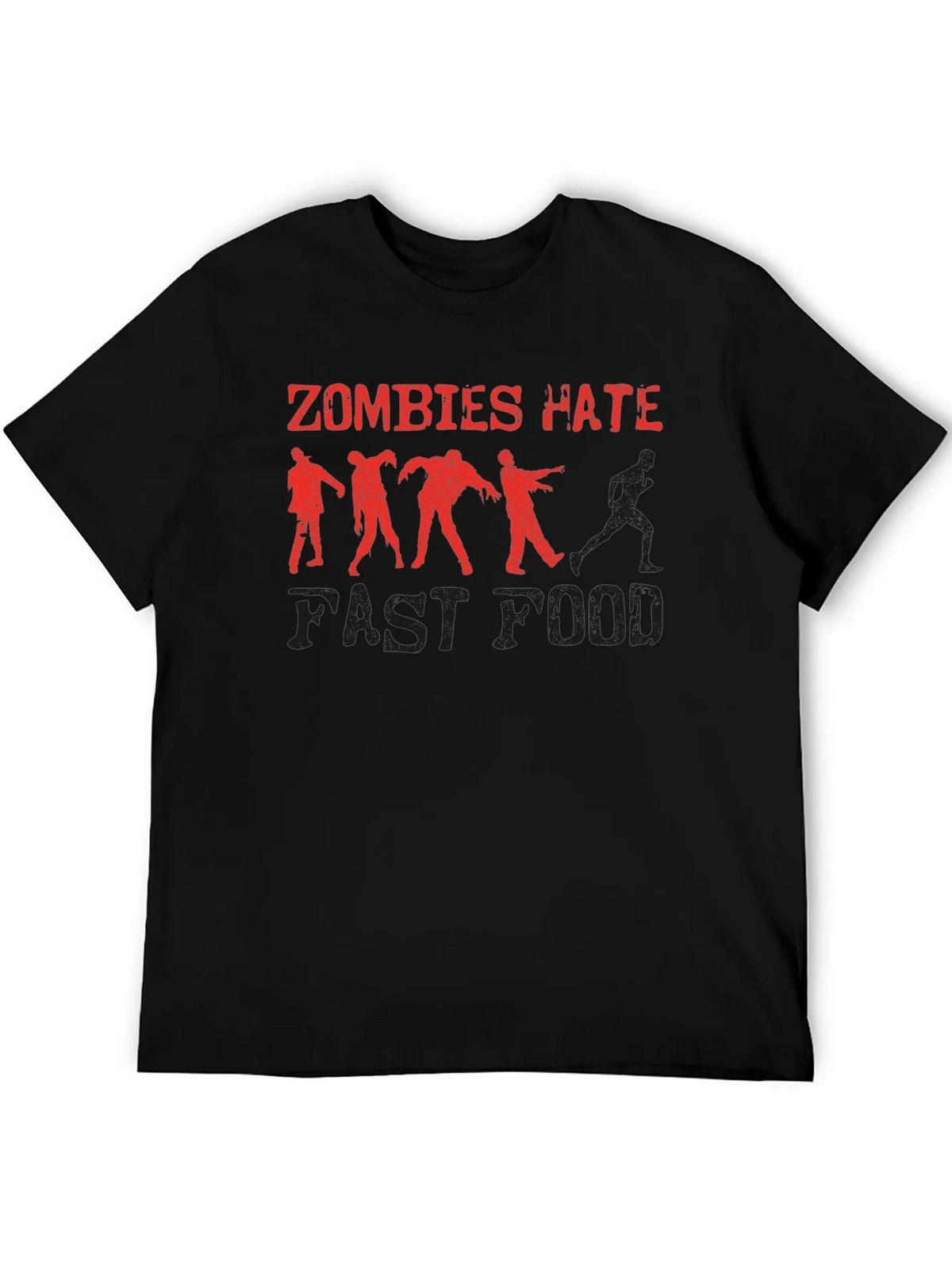 Zombies Hate Fast Food Graphic Tee product image 5