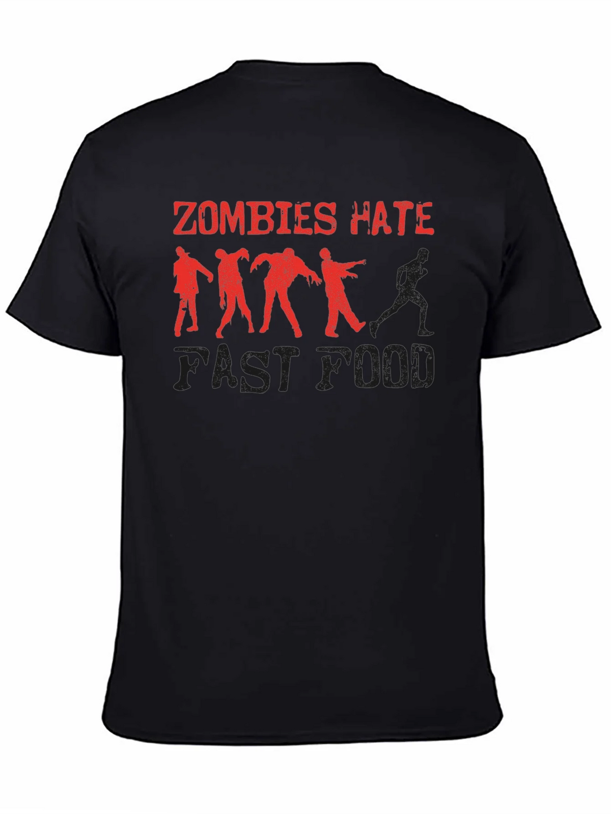 Zombies Hate Fast Food Graphic Tee product image 4