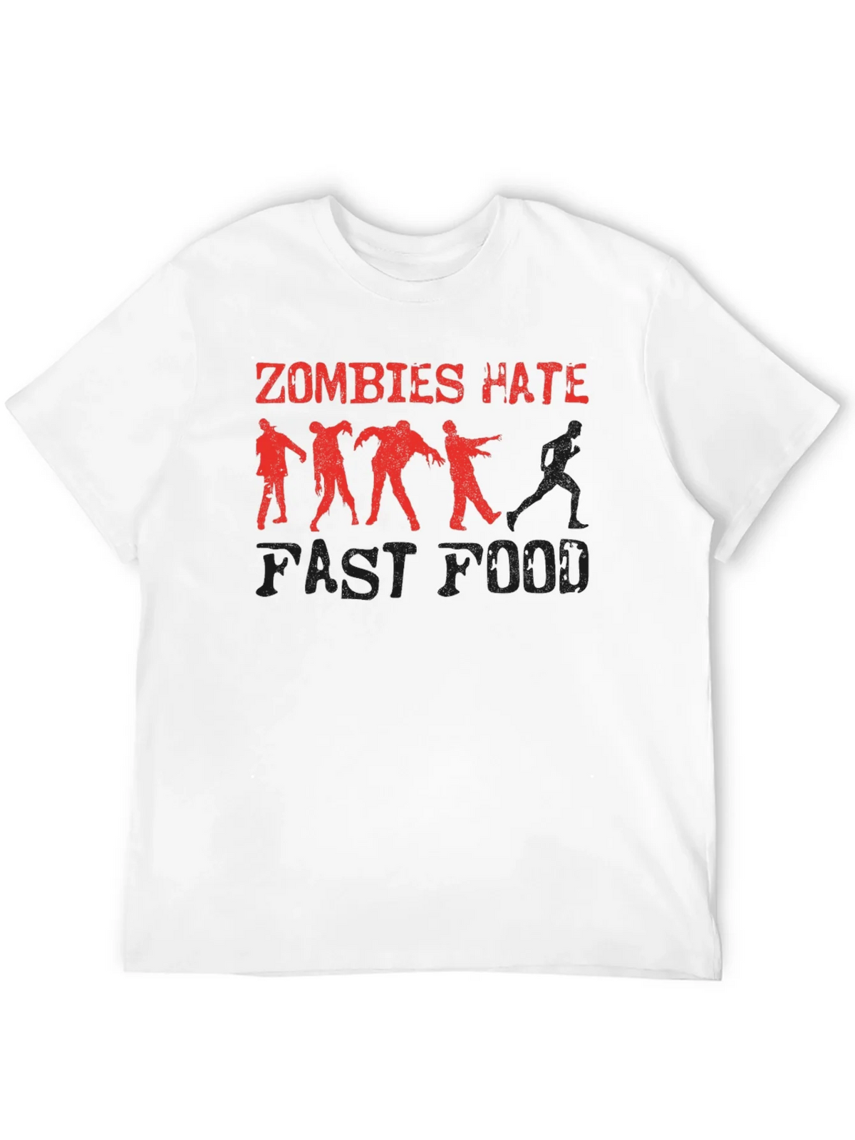 Zombies Hate Fast Food Graphic Tee product image 10