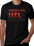 Zombies Hate Fast Food Graphic Tee product image 1