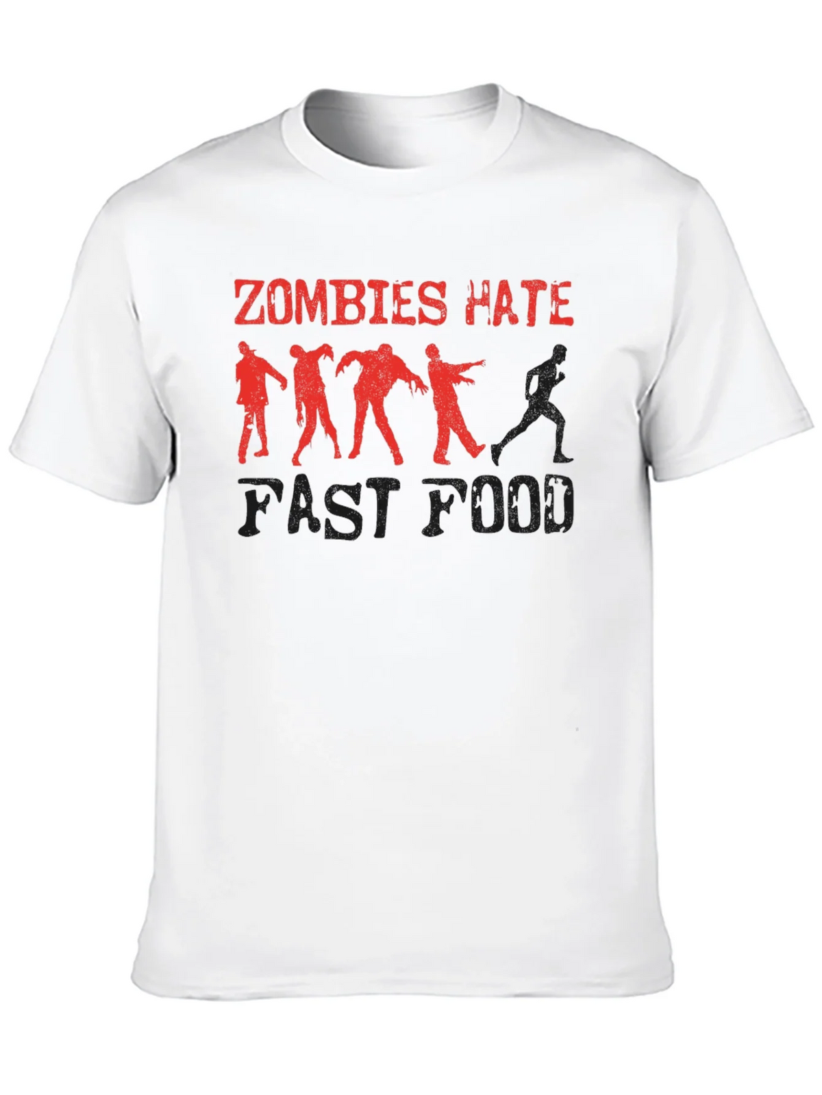 Zombies Hate Fast Food Graphic Tee product image 8