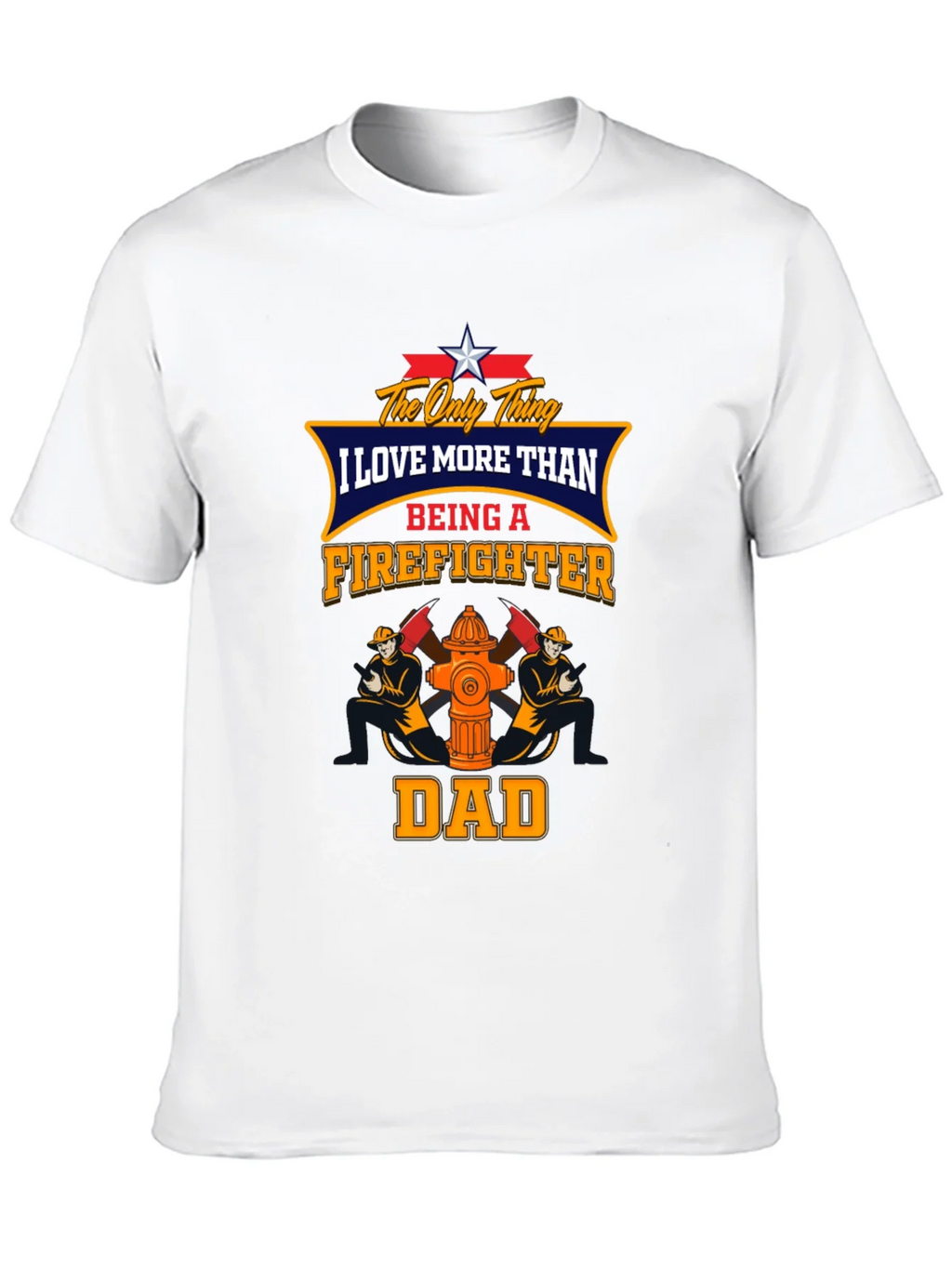 Firefighter Dad Graphic T-Shirt product image 9