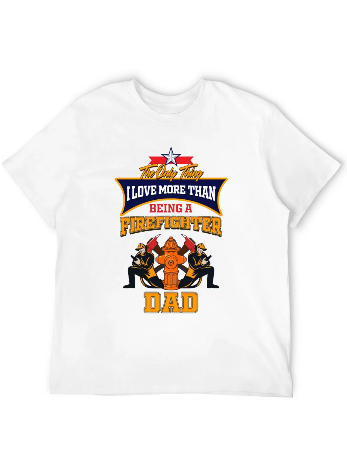 Firefighter Dad Graphic T-Shirt product image 11