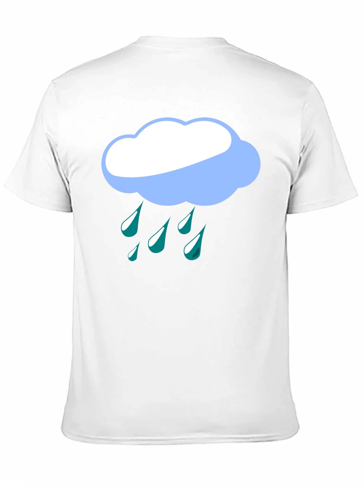 Rainy Day Cloud Graphic Tee - Black T-Shirt product image 10