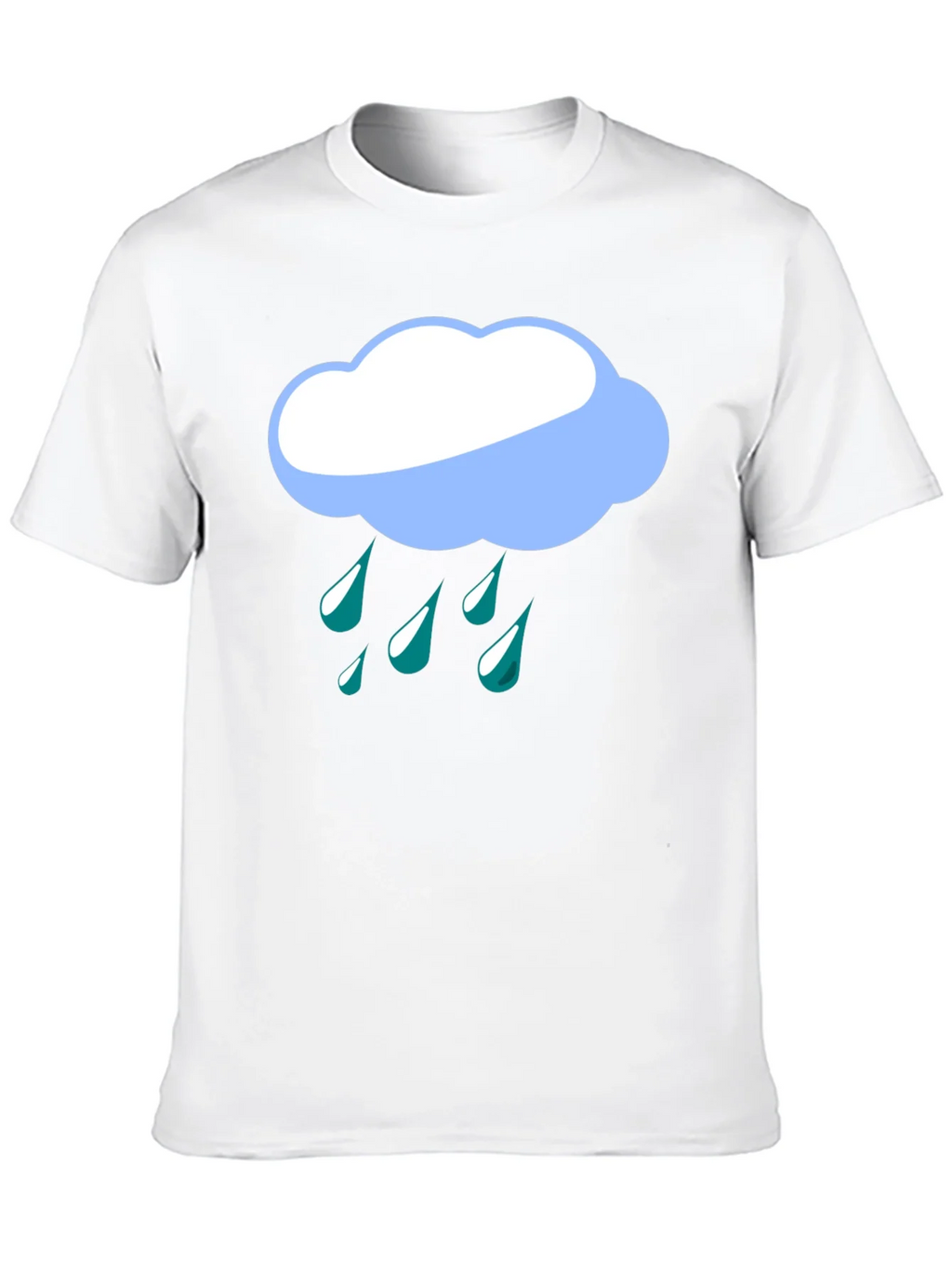 Rainy Day Cloud Graphic Tee - Black T-Shirt product image 9