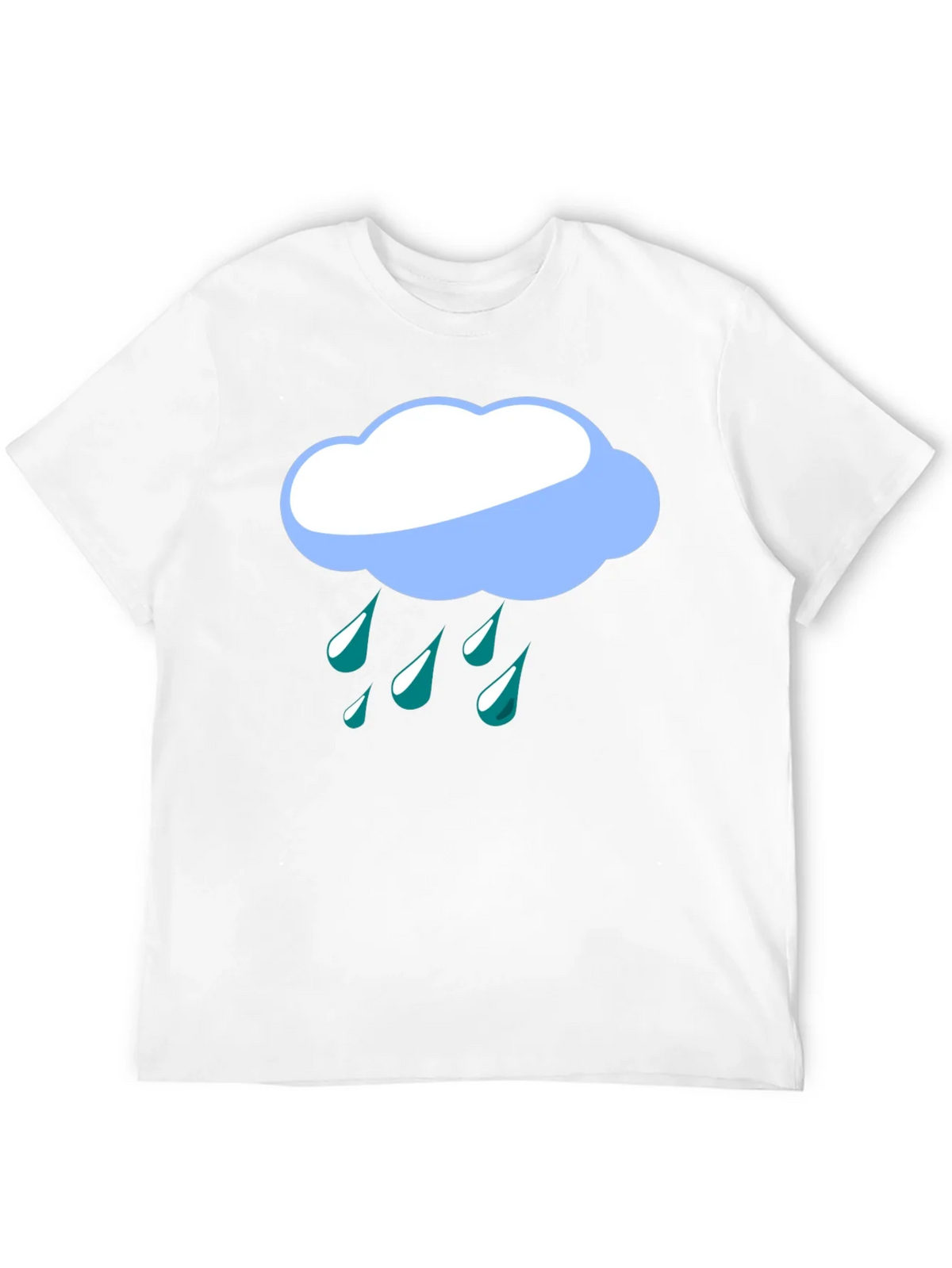Rainy Day Cloud Graphic Tee - Black T-Shirt product image 11