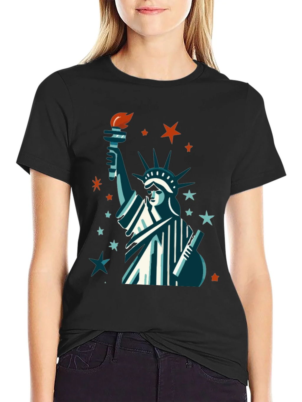 Statue of Liberty Graphic Tee - Patriotic USA Pride Shirt product image 2