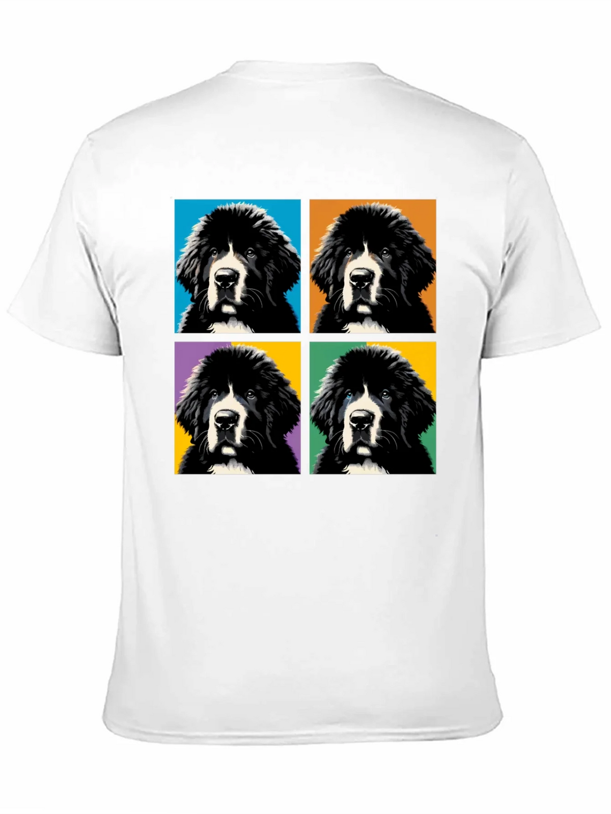 Pop Art Newfoundland Dog T-Shirt product image 10