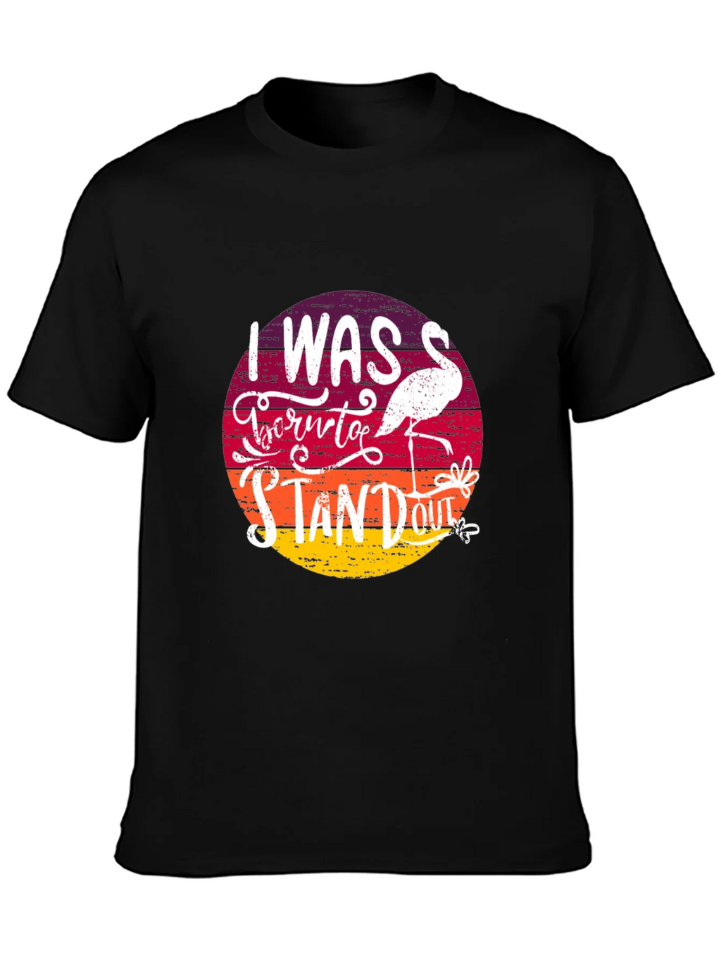 Born to Stand Out Flamingo T-Shirt product image 3