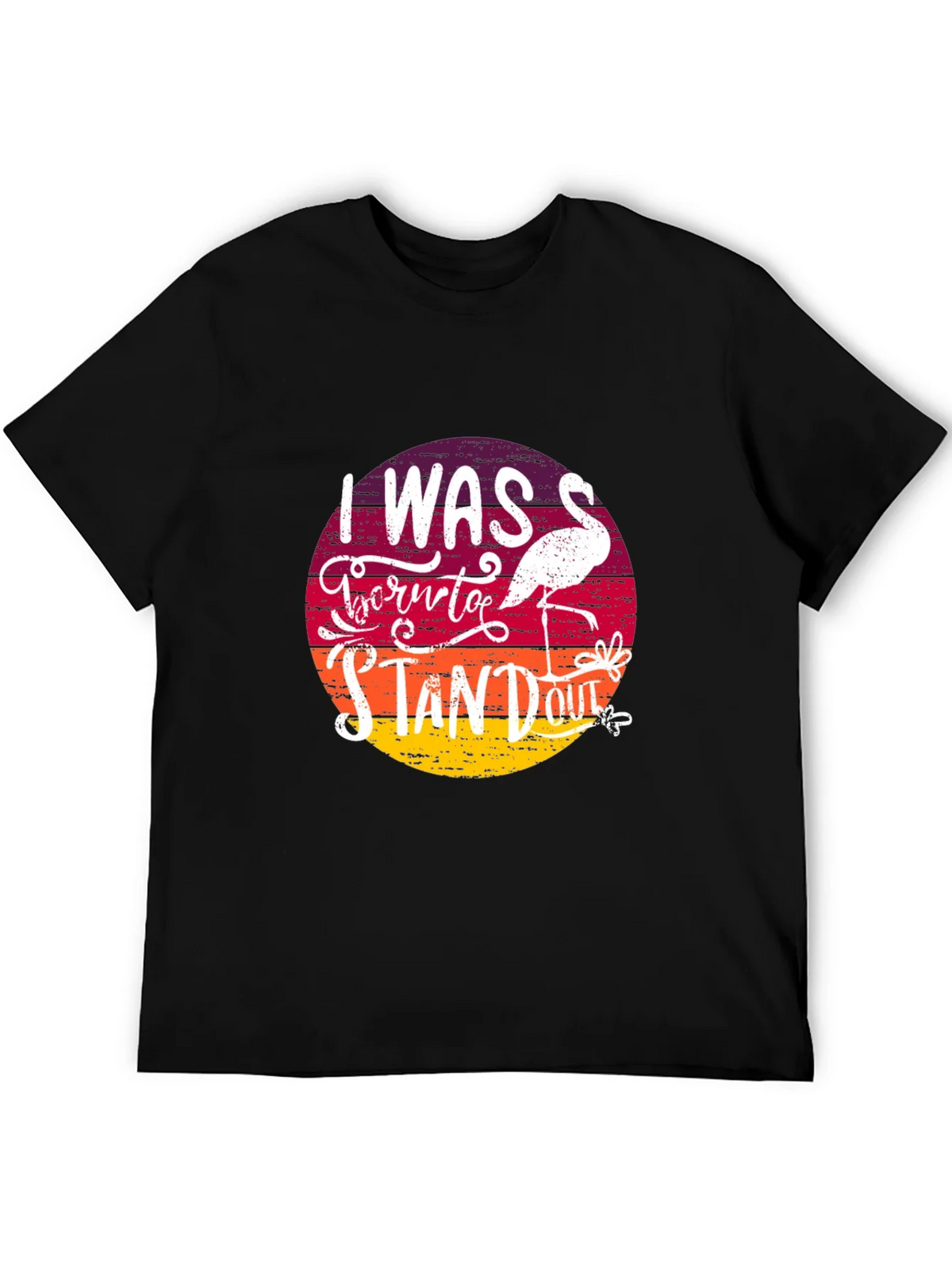 Born to Stand Out Flamingo T-Shirt product image 5