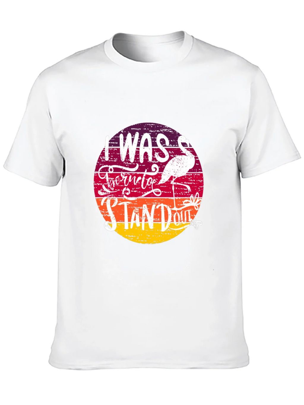 Born to Stand Out Flamingo T-Shirt product image 9
