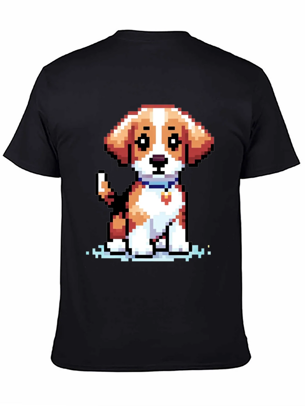 Pixel Dog T-Shirt - Cute 8-bit Puppy Design product image 4