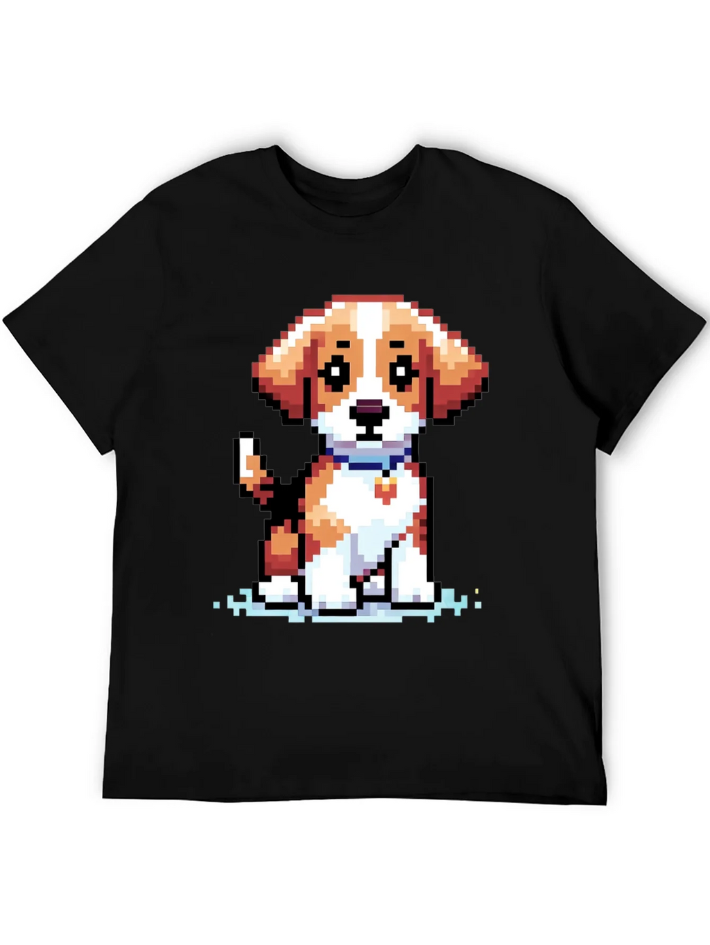 Pixel Dog T-Shirt - Cute 8-bit Puppy Design product image 5