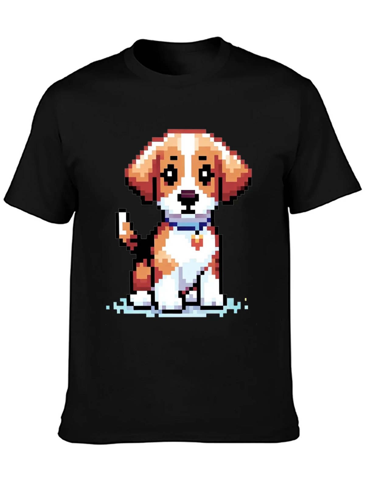 Pixel Dog T-Shirt - Cute 8-bit Puppy Design product image 3