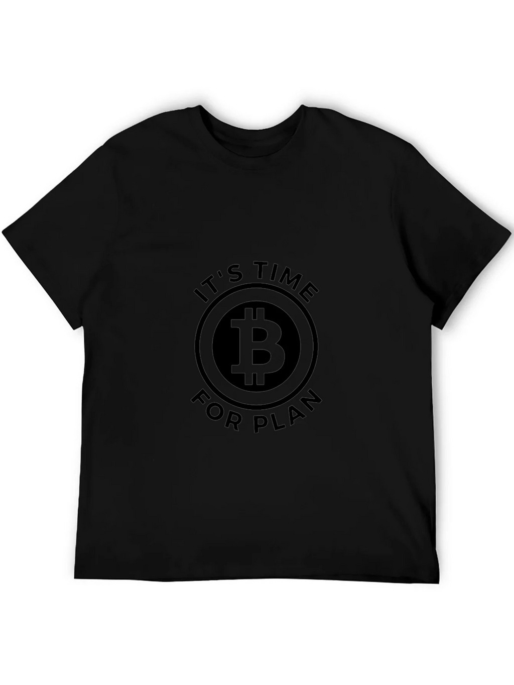 Bitcoin Its Time for Plan B Black T-Shirt product image 5
