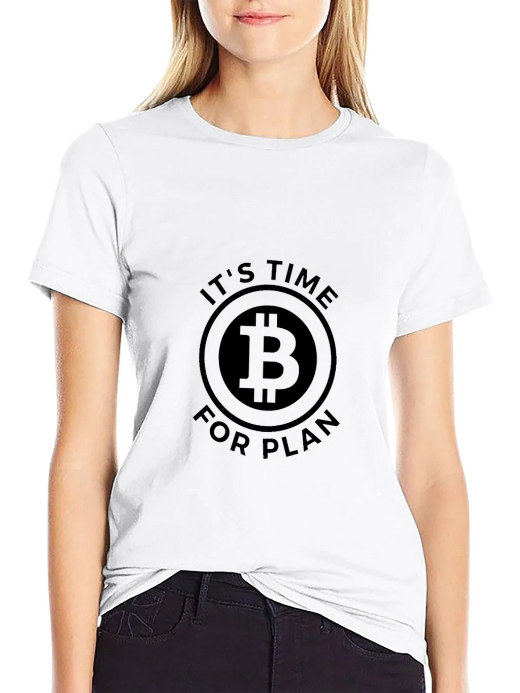 Bitcoin Its Time for Plan B Black T-Shirt product image 8