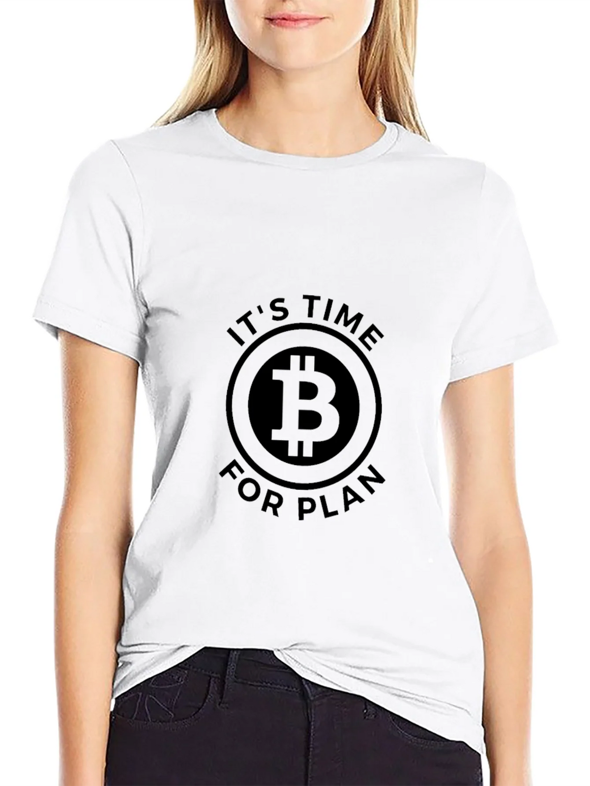 Bitcoin Its Time for Plan B Black T-Shirt product image 8