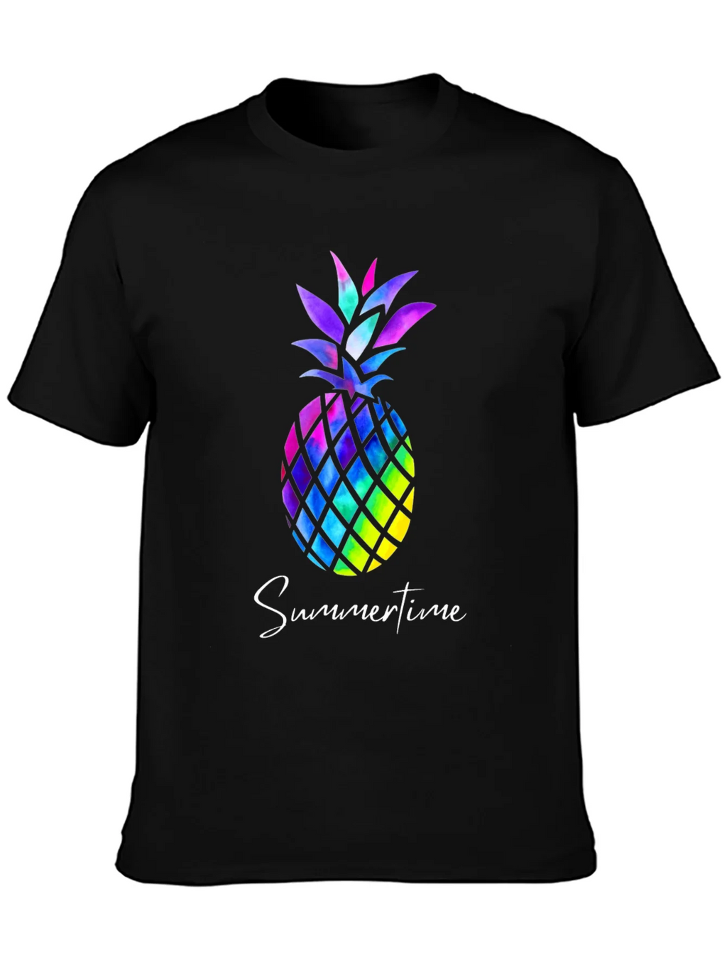 Colorful Pineapple T-Shirt - Summertime Vibes product image 3
