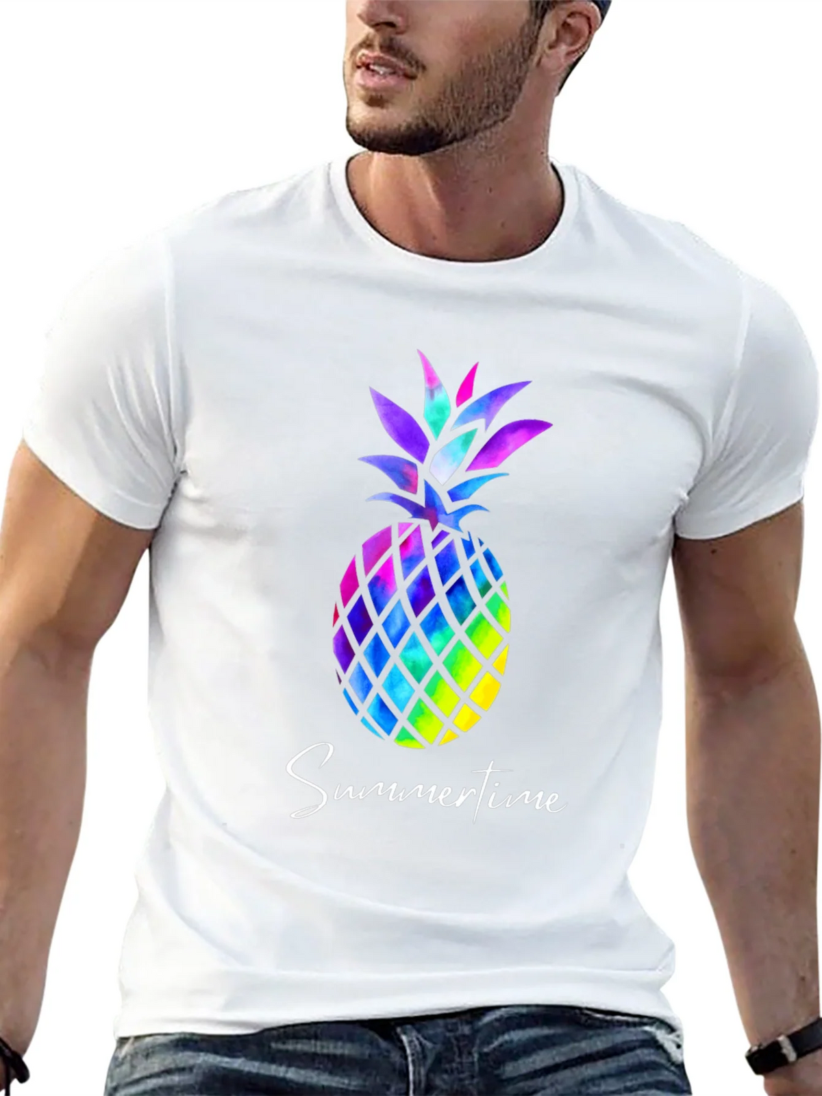 Colorful Pineapple T-Shirt - Summertime Vibes product image 11