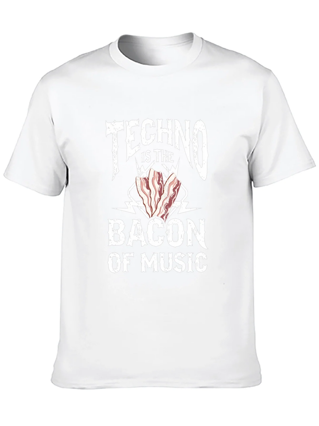 Techno Bacon of Music T-Shirt - Funny DJ EDM Rave Tee product image 9