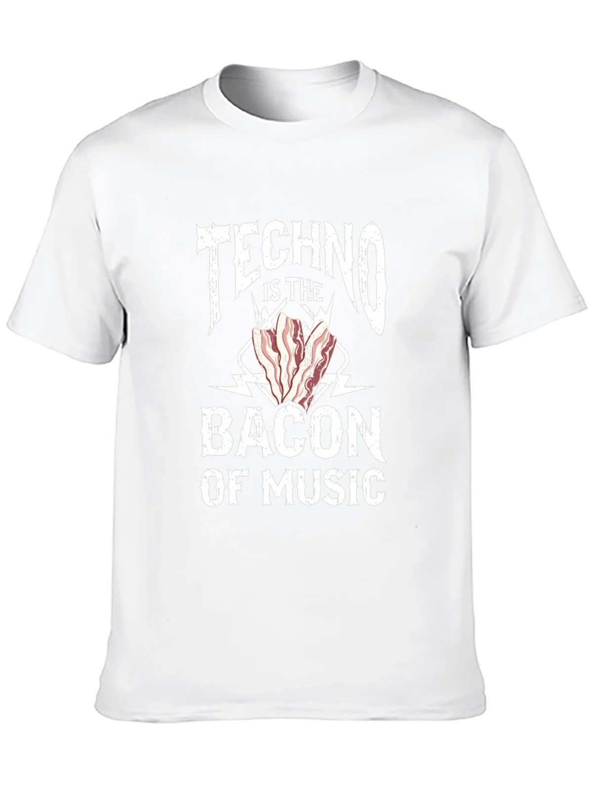 Techno Bacon of Music T-Shirt - Funny DJ EDM Rave Tee product image 9