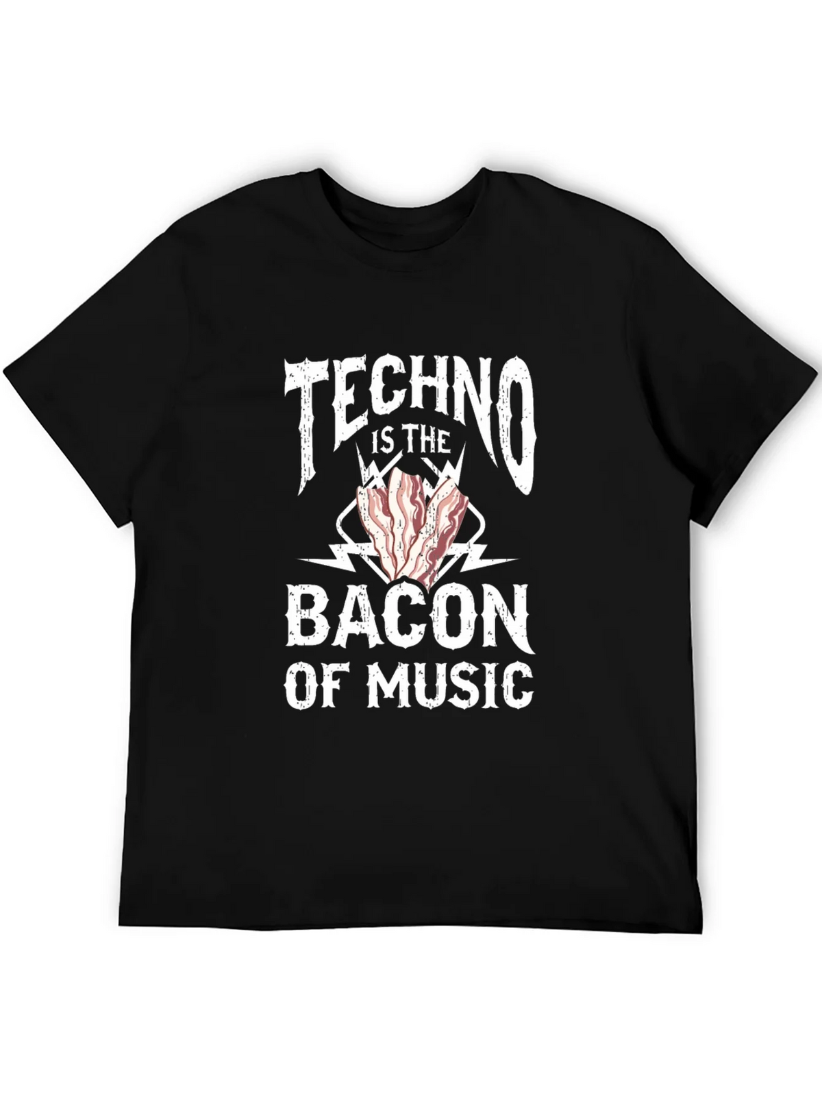 Techno Bacon of Music T-Shirt - Funny DJ EDM Rave Tee product image 5
