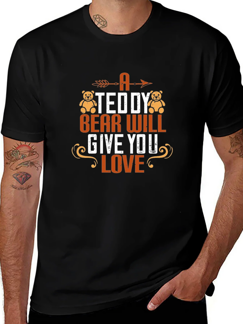 Teddy Bear Love Graphic Tee - Soft & Comfortable product image 1