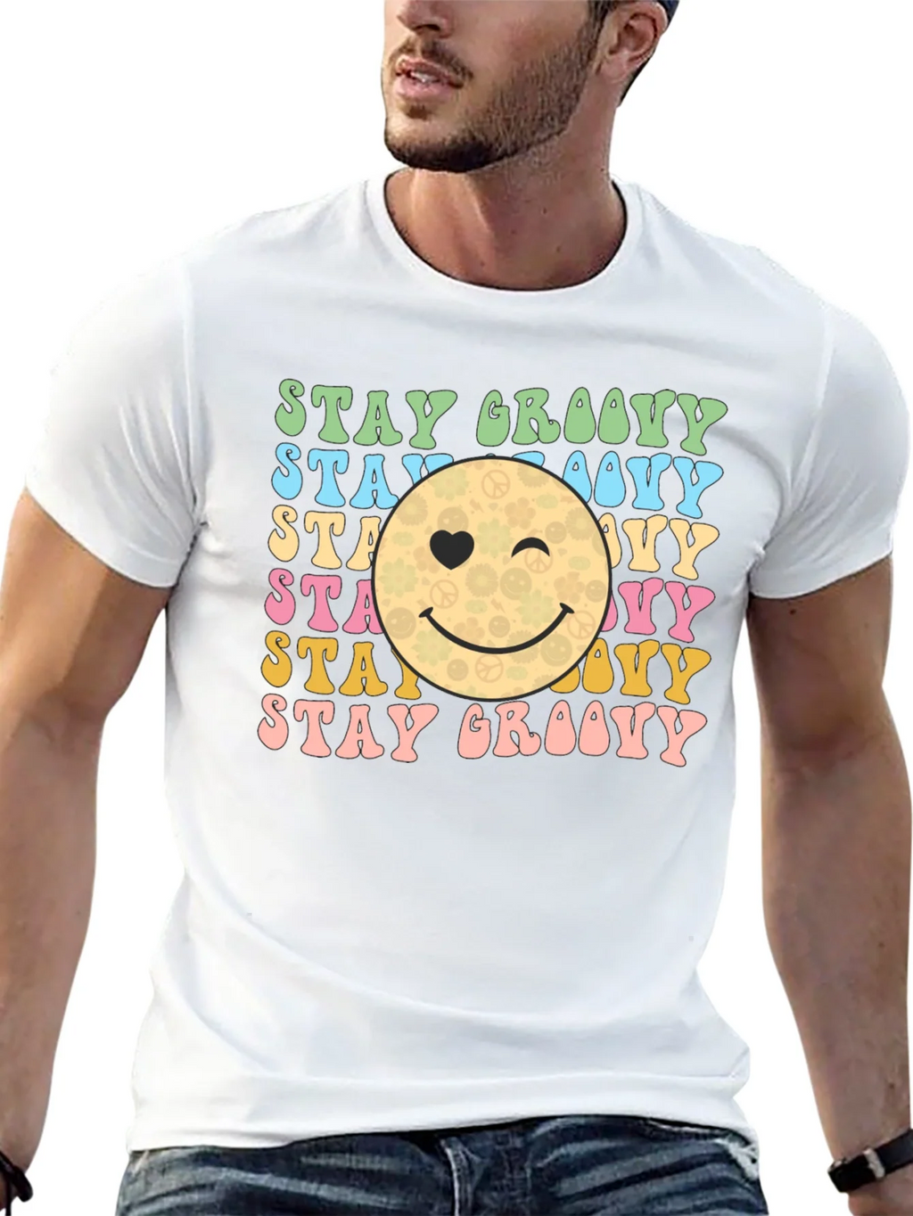Stay Groovy Retro Graphic T-Shirt product image 12