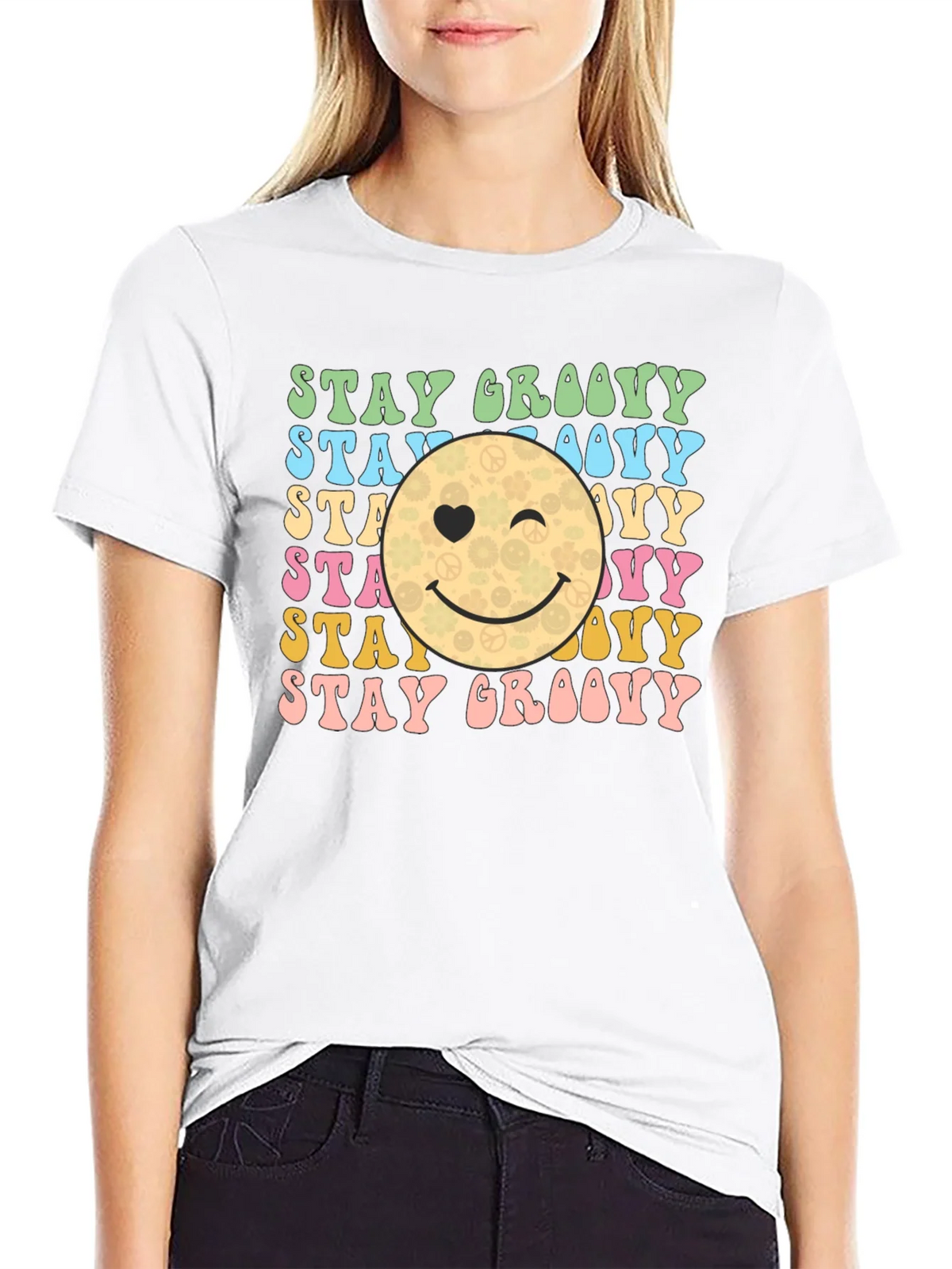 Stay Groovy Retro Graphic T-Shirt product image 8