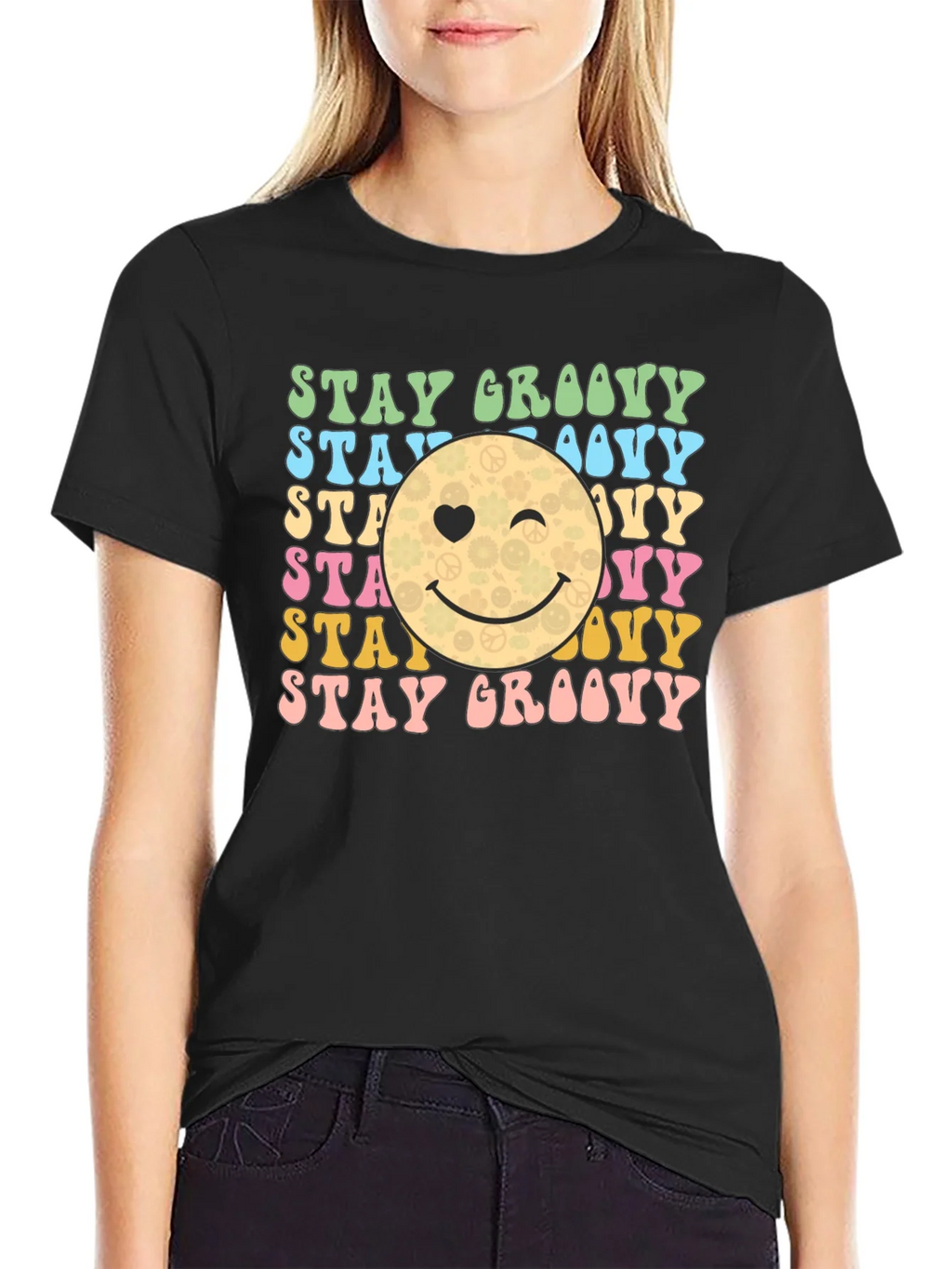 Stay Groovy Retro Graphic T-Shirt product image 2