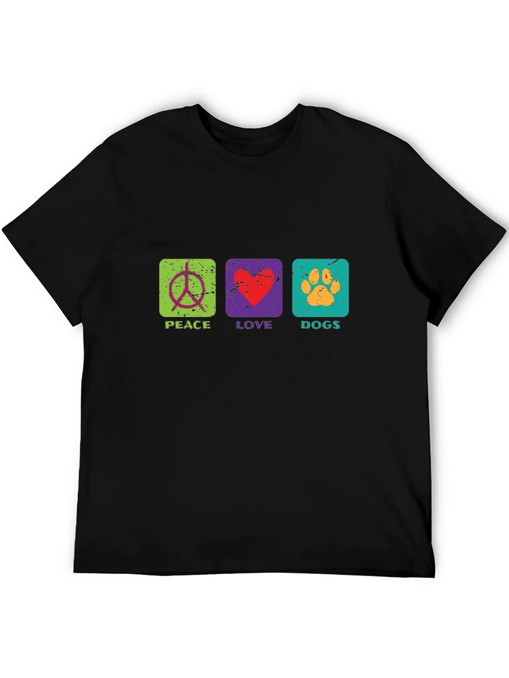 Peace Love Dogs T-Shirt Graphic Print product image 4