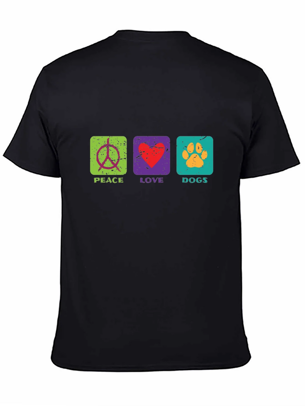 Peace Love Dogs T-Shirt Graphic Print product image 3