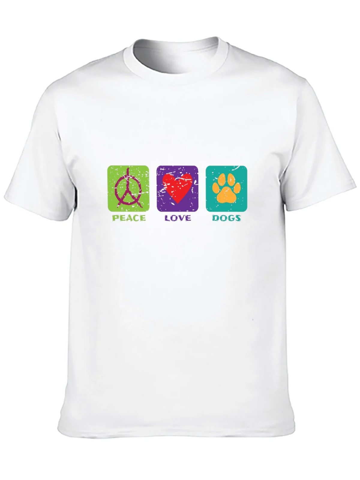Peace Love Dogs T-Shirt Graphic Print product image 7