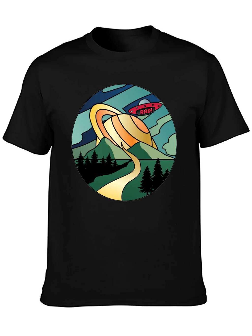 Rad! Retro Planet Saturn Graphic Tee product image 3