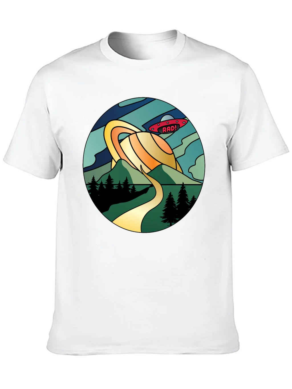 Rad! Retro Planet Saturn Graphic Tee product image 9