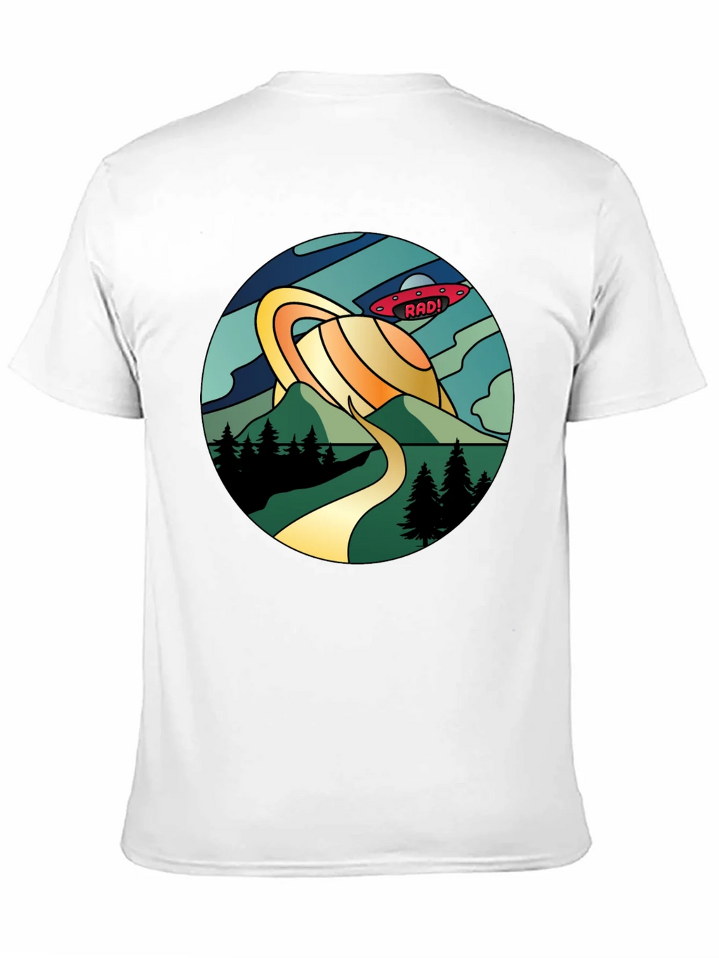 Rad! Retro Planet Saturn Graphic Tee product image 10