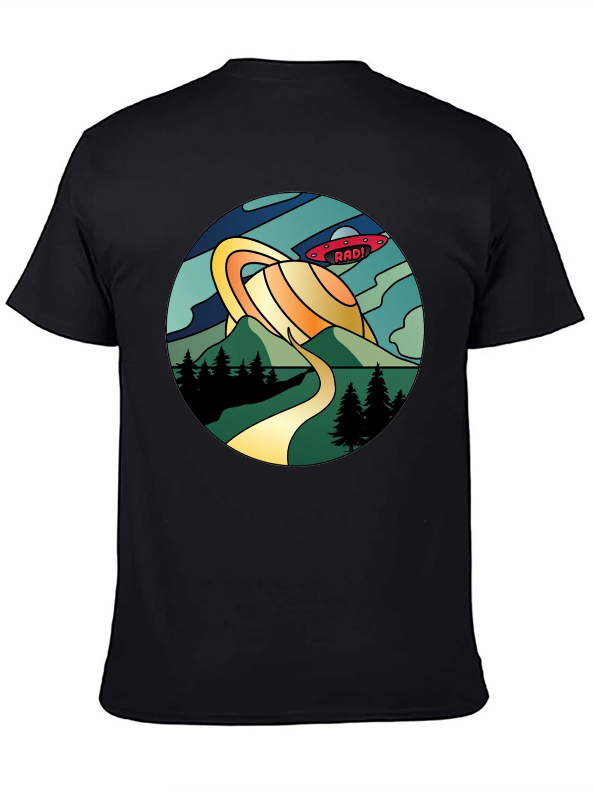 Rad! Retro Planet Saturn Graphic Tee product image 4