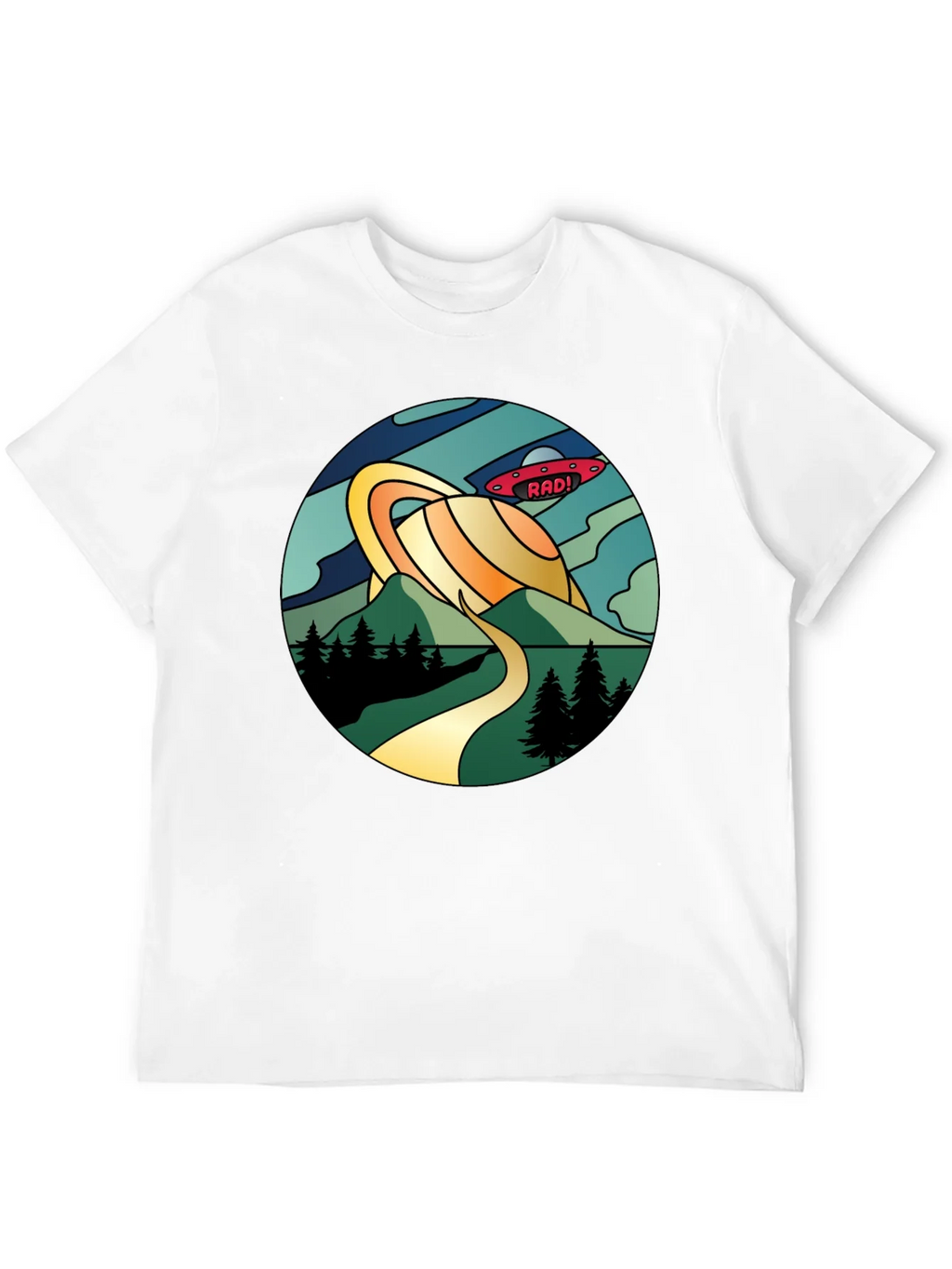 Rad! Retro Planet Saturn Graphic Tee product image 11