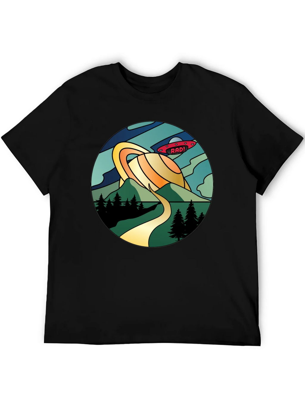 Rad! Retro Planet Saturn Graphic Tee product image 5