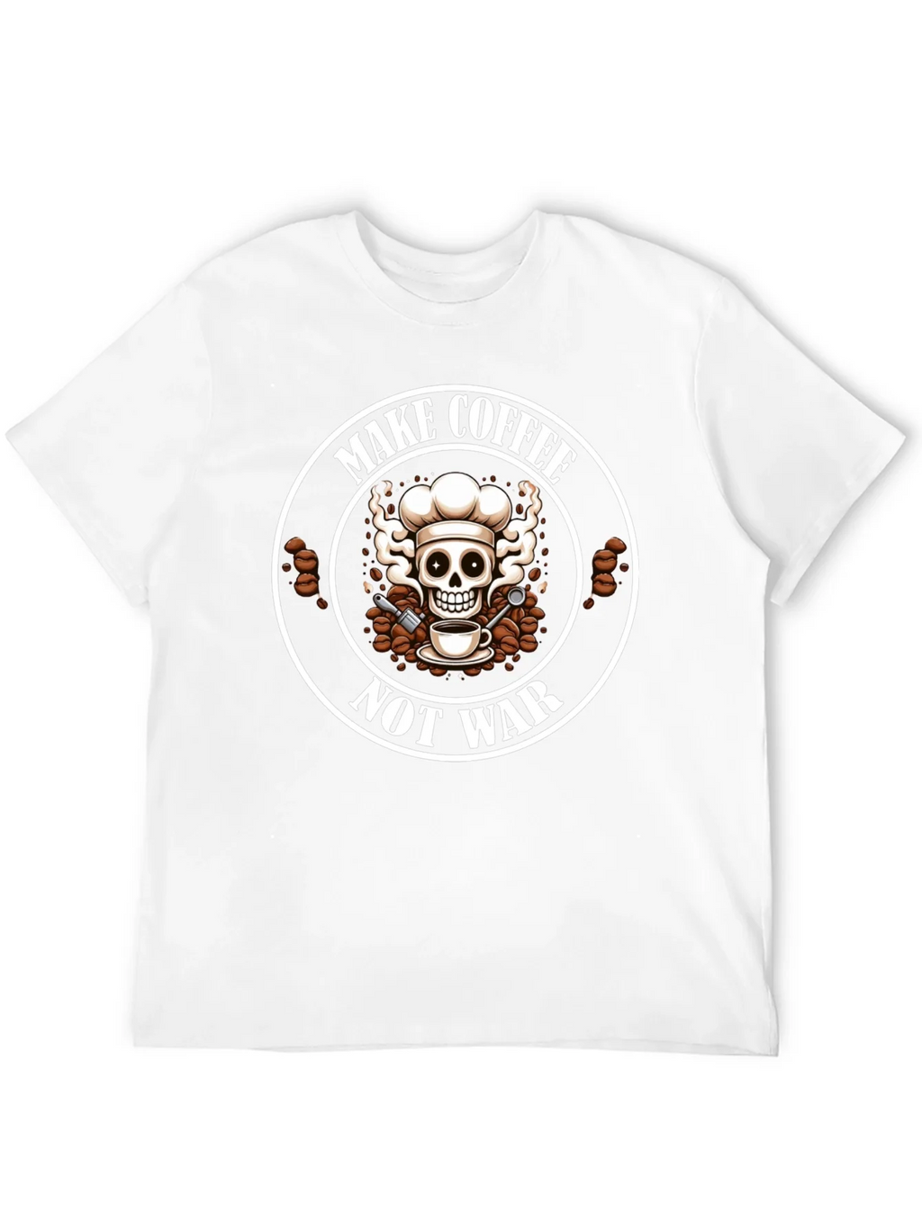 Make Coffee Not War Graphic T-Shirt product image 11