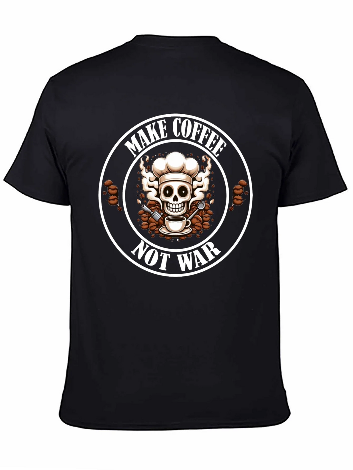 Make Coffee Not War Graphic T-Shirt product image 4