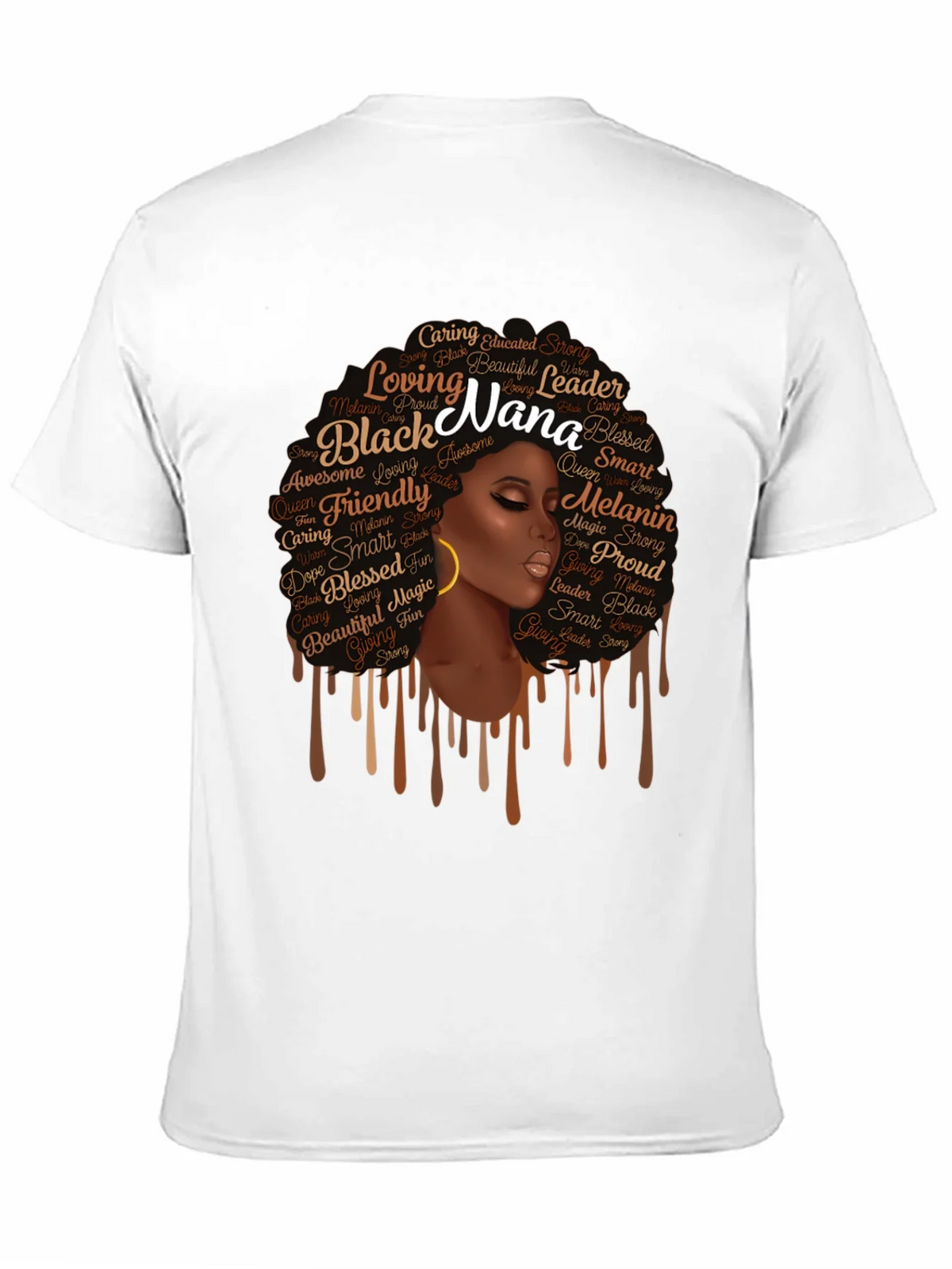 Black Nana Graphic T-Shirt - Afro Queen Tee product image 10