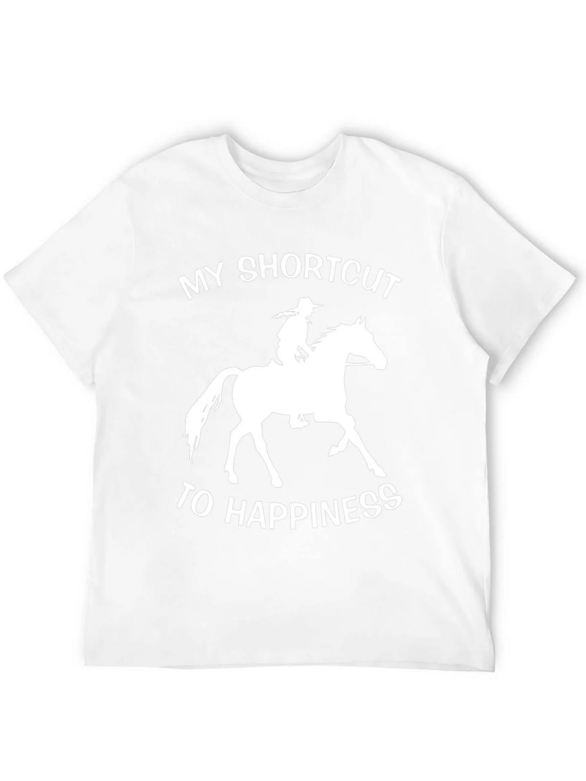 Horseback Riding Shortcut to Happiness T-Shirt product image 11