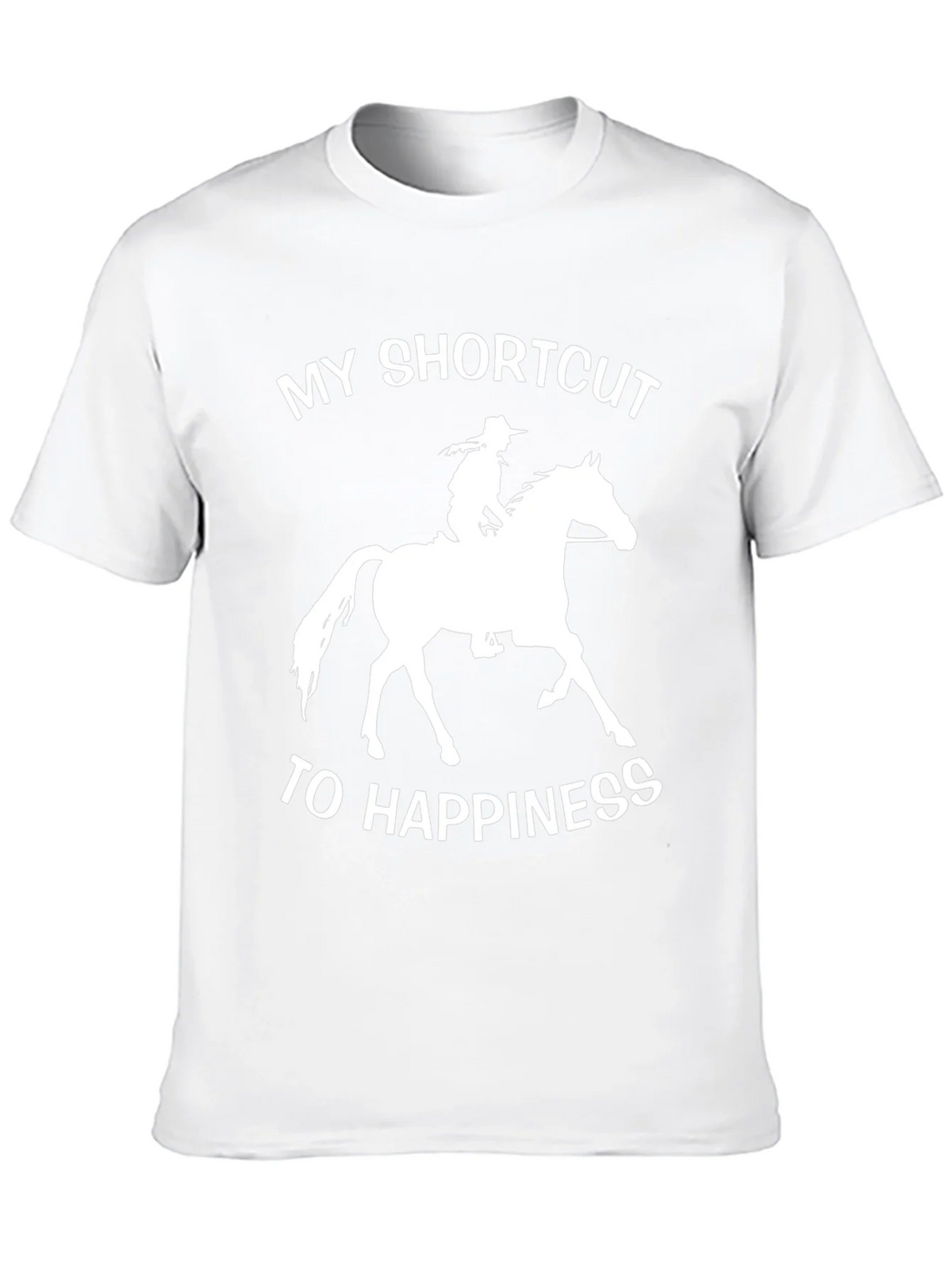 Horseback Riding Shortcut to Happiness T-Shirt product image 9
