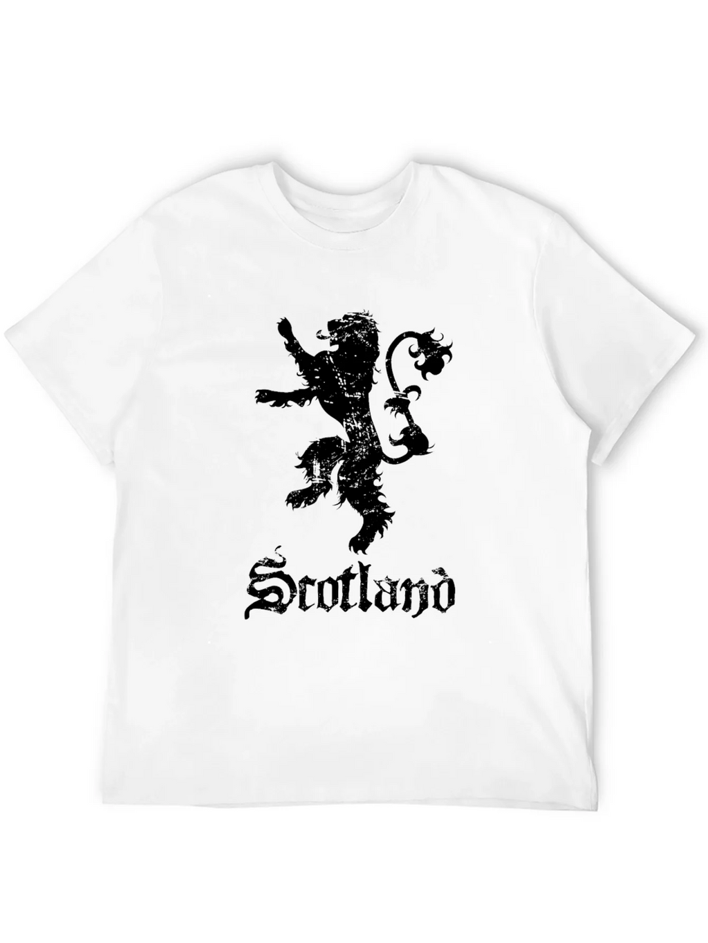 Scotland Lion Rampant Black T-Shirt product image 11